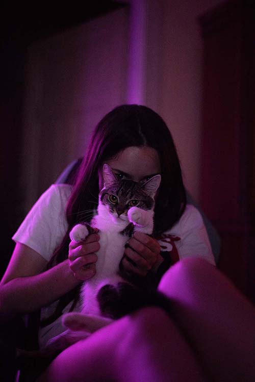 photo of me and my cat